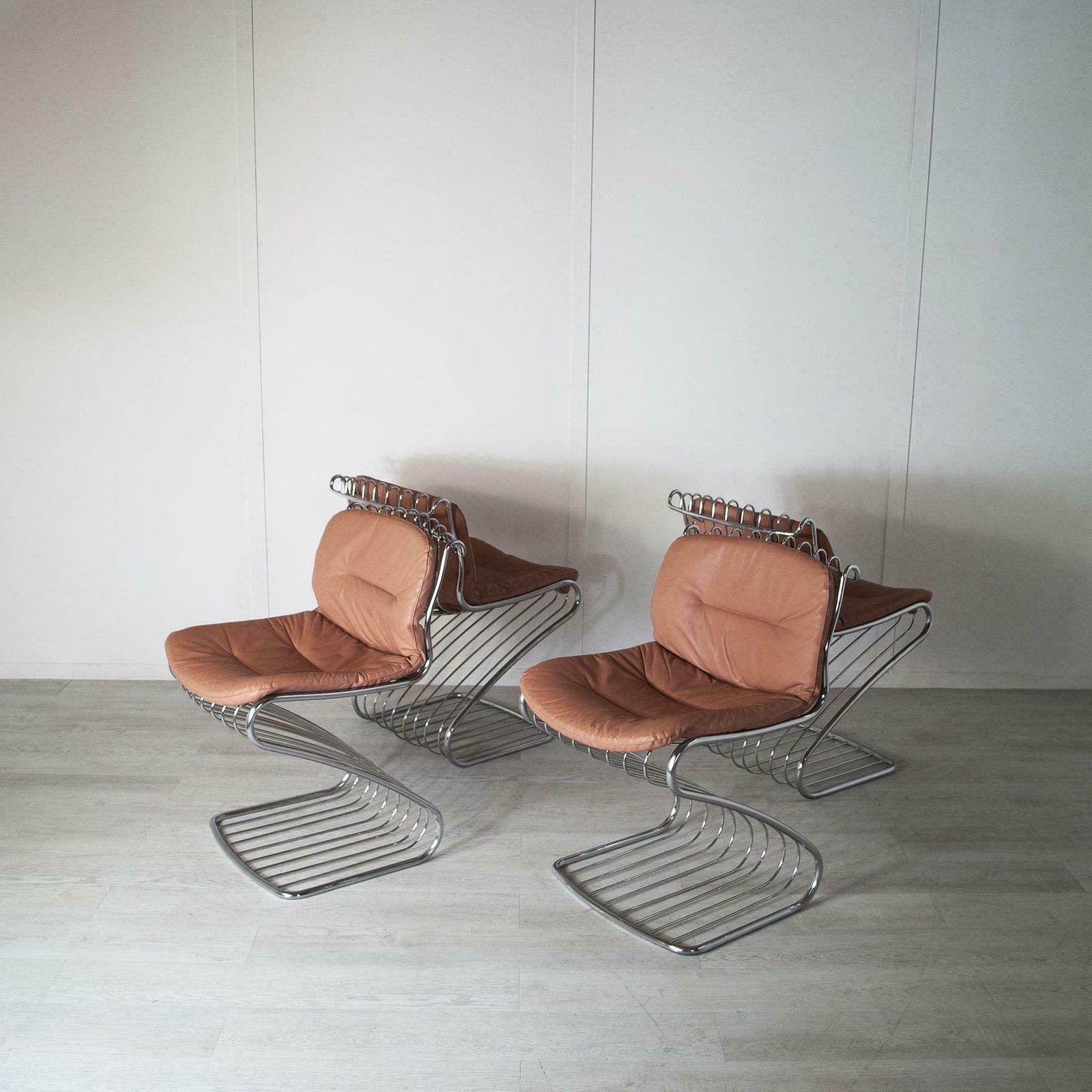 Gastone Rinaldi Set Of 4 Chairs For Rima 1970s photo for sale