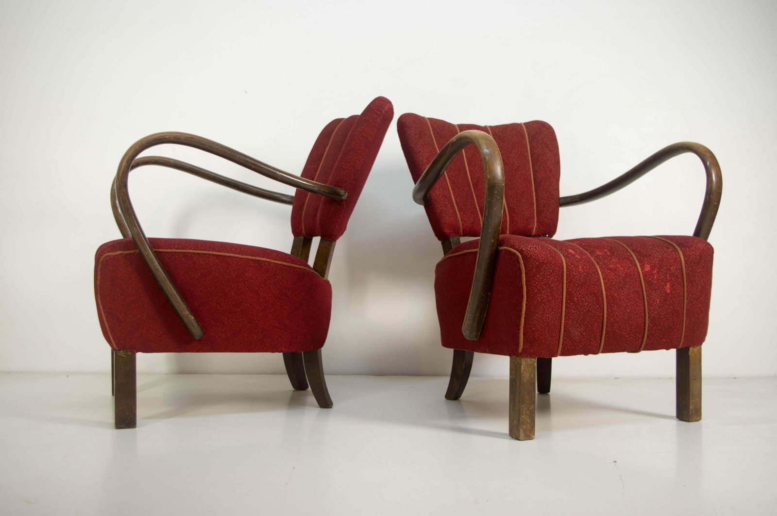 Art Deco Armchairs H 237 By Halabala, Set Of 2 photo furniture