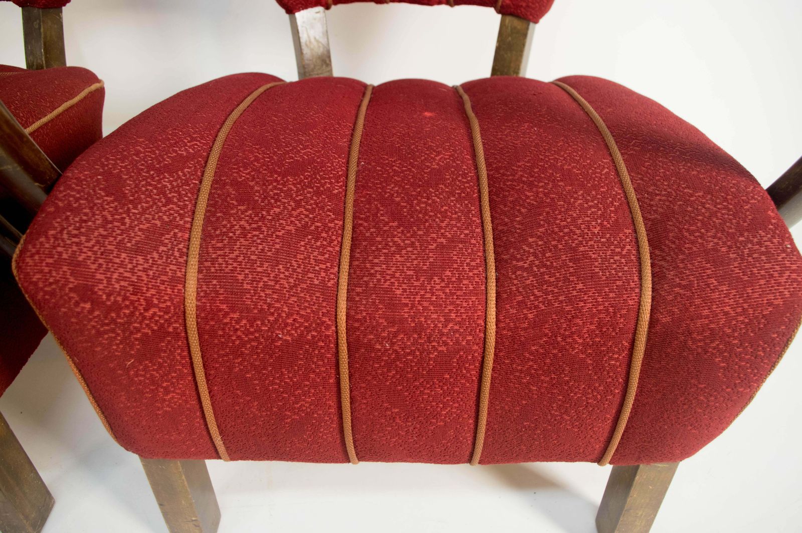 photo furniture Art Deco Armchairs H 237 By Halabala, Set Of 2