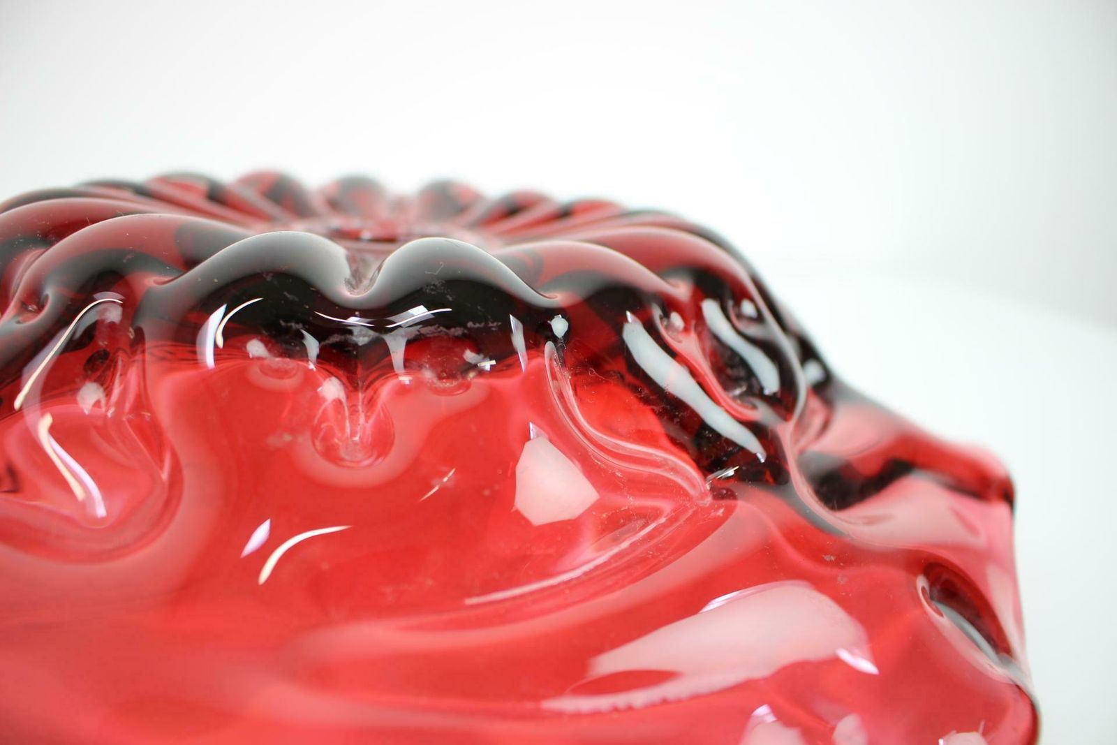 1960s Czech Art Glass Bowl By Josef Hospodka For Chribska Glassworks photo Home Decor