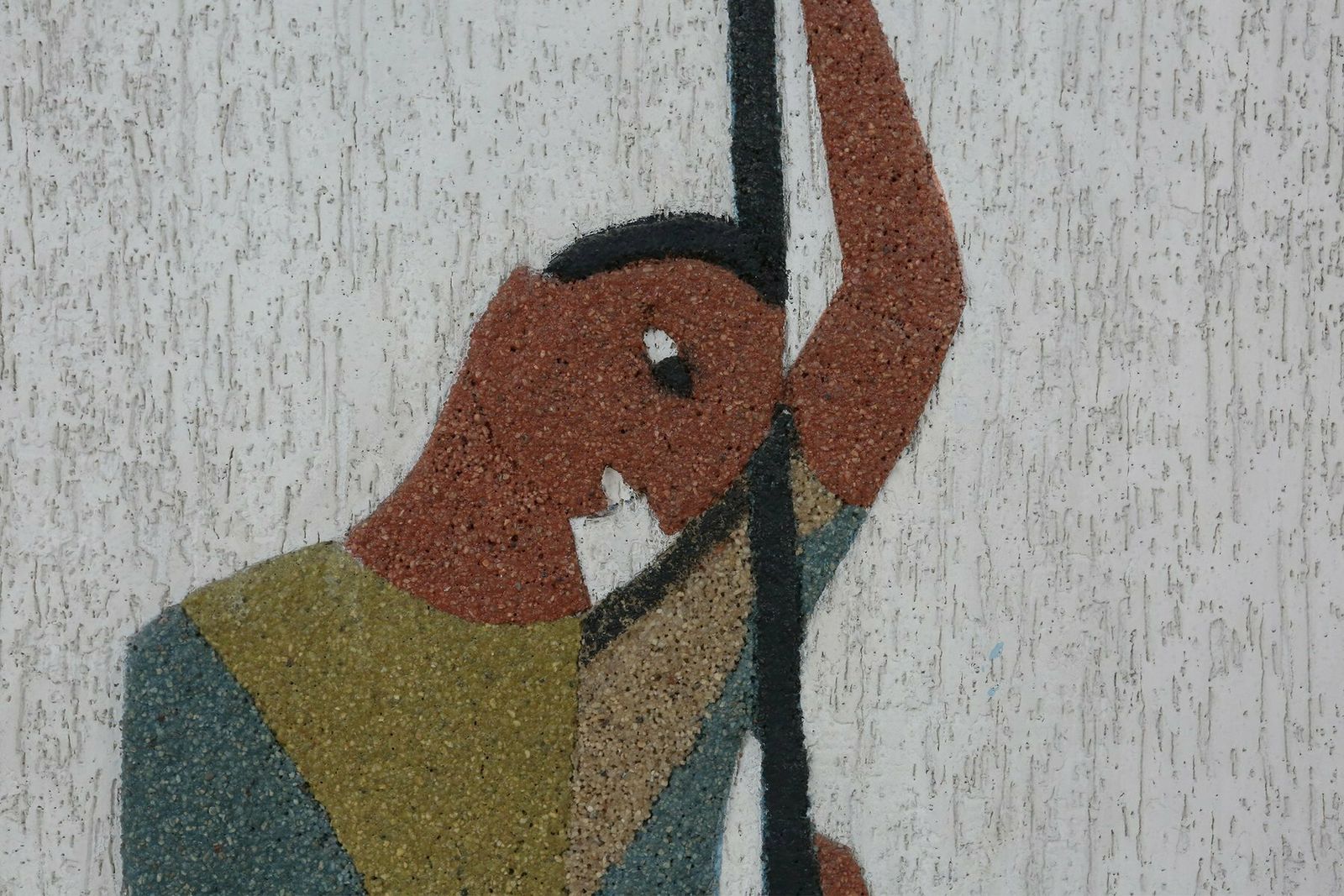 Belgian Artist, Fisherman Artwork, 1970s, Resin photo Art