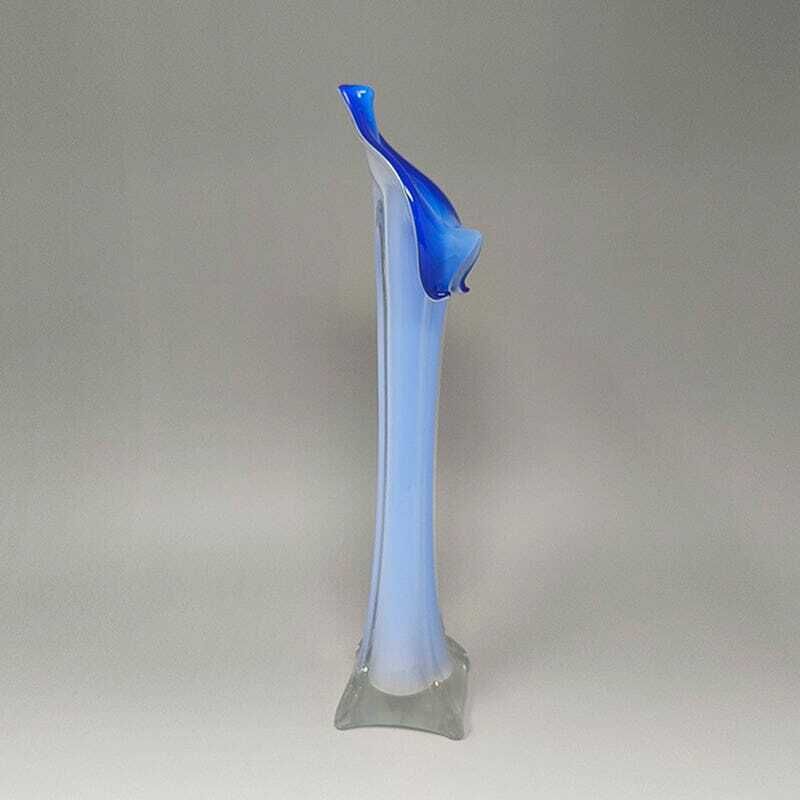 1960s Astonishing Jack In The Pulpit "Calla Lily" Vase In Murano Glass photo 313.0