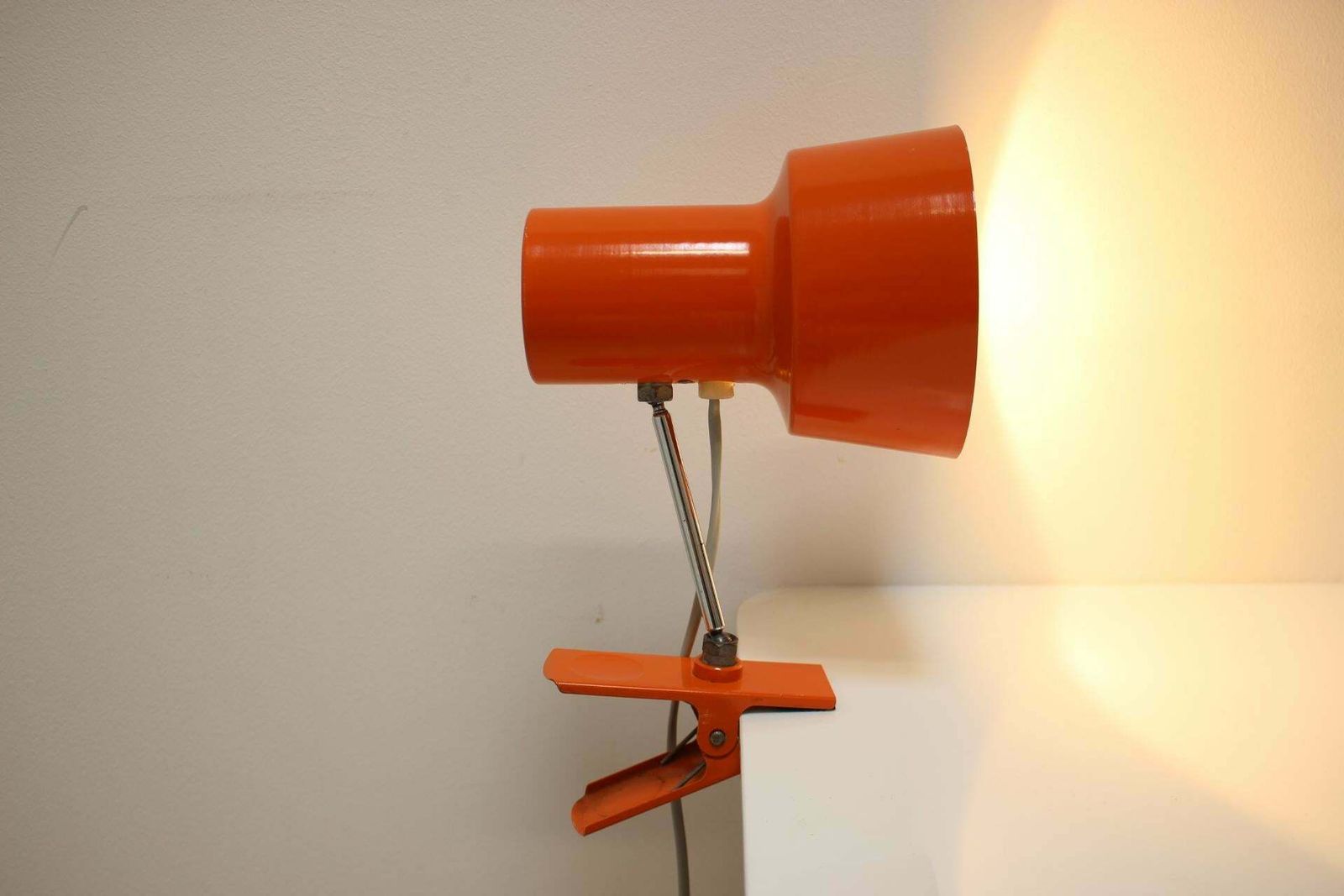 Table Lamp With A Clip Designed By Hurka For Napako, 1960's, Czechoslovakia photo 239.0