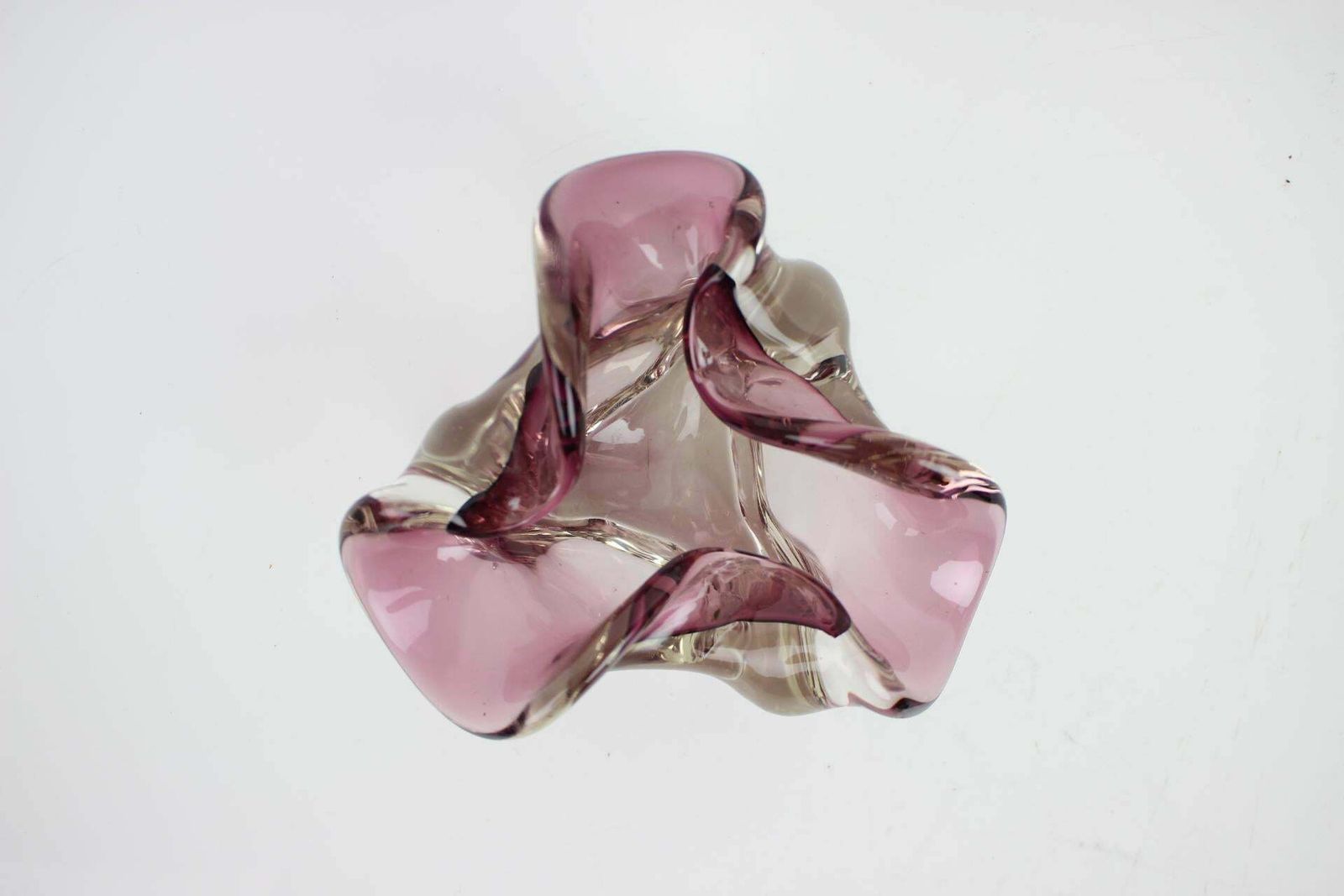 Art Glass Ashtray By Josef Hospodka, 1960's Czechoslovakia photo vinterior