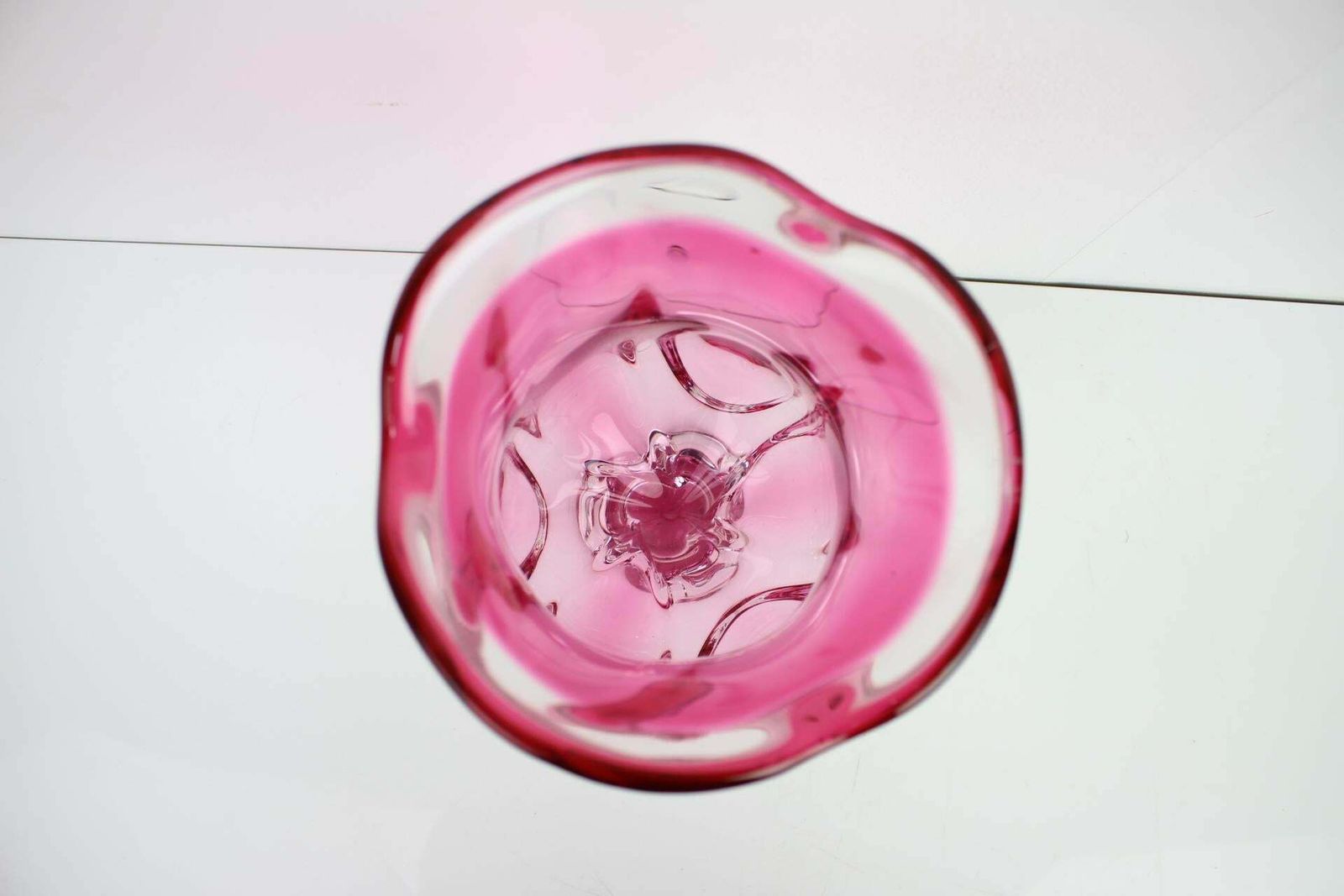 Art Glass Vase By Josef Hospodka For Chribska Glassworks, 1960's photo Home Decor