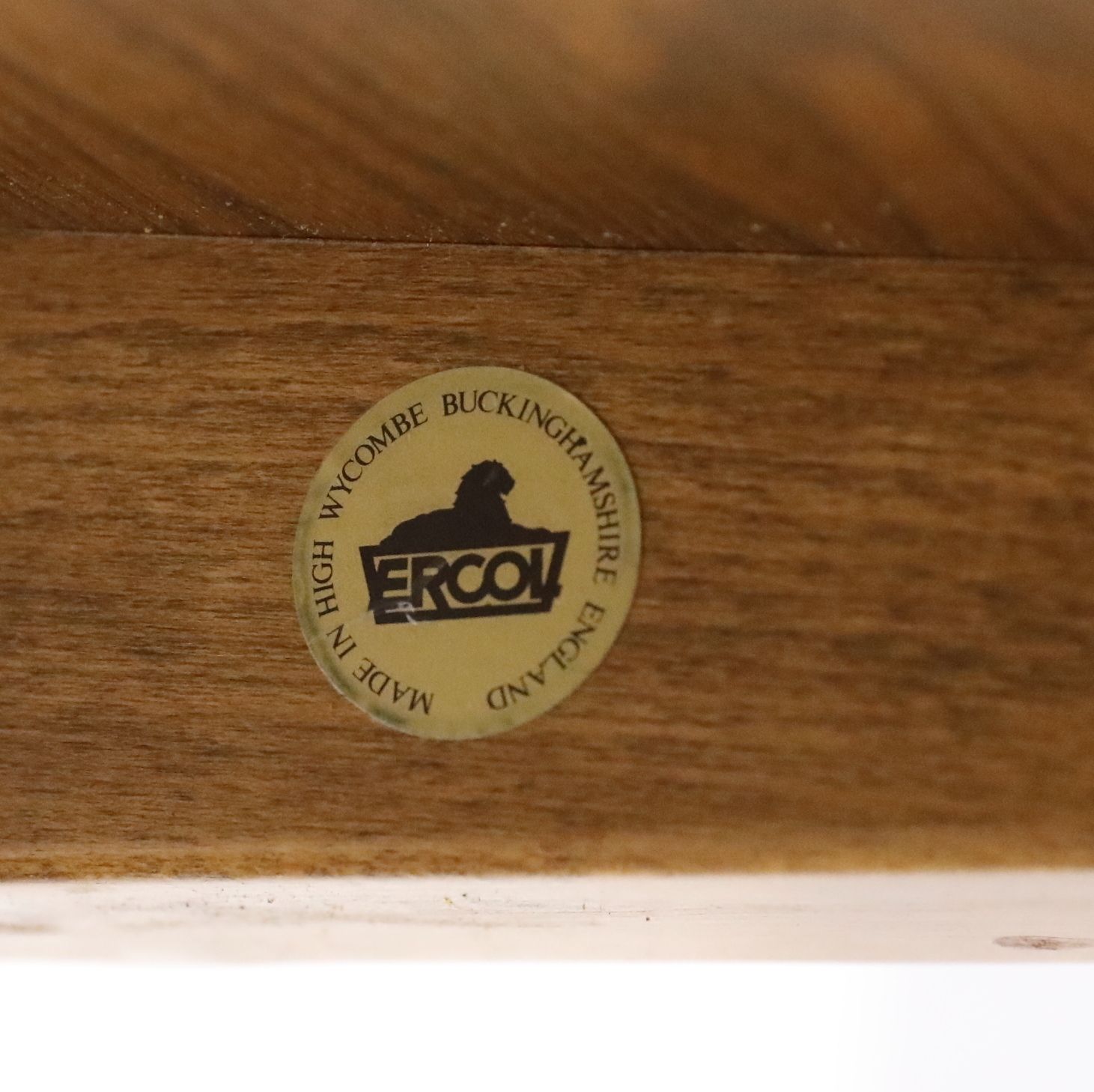 Ercol Elm Dining Table Plank Top Retro Golden Dawn Finish Free Uk Delivery* photo for sale
