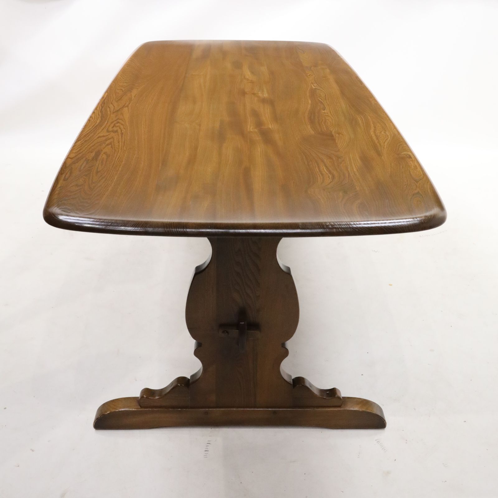 Ercol Elm Dining Table Plank Top Retro Golden Dawn Finish Free Uk Delivery* photo vintage