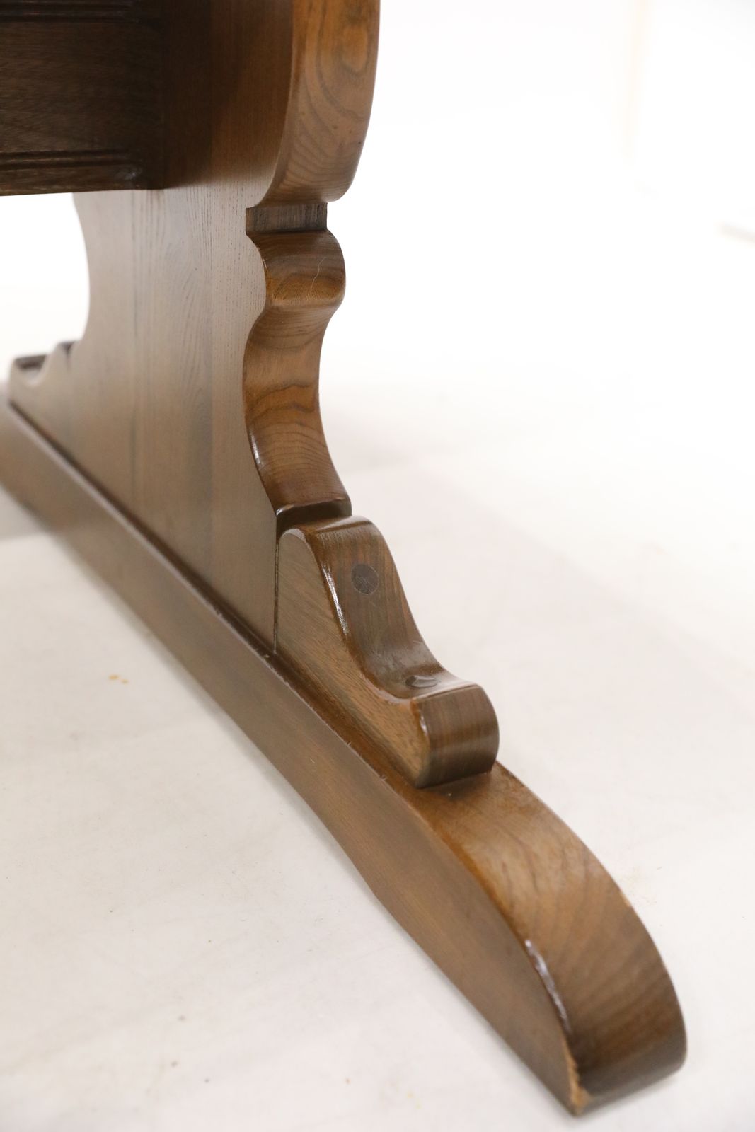 photo for sale Ercol Elm Dining Table Plank Top Retro Golden Dawn Finish Free Uk Delivery*