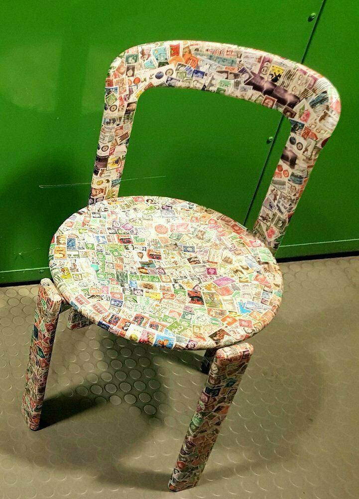 Upcycled Dining Chairs  By  Bruno Rey For Kusch & Co, 1970s, Set Of 2 photo for sale