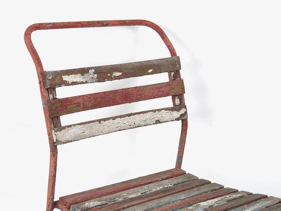 photo buy Antique Garden Chairs (C.1900). Set Of 4 Pieces #6