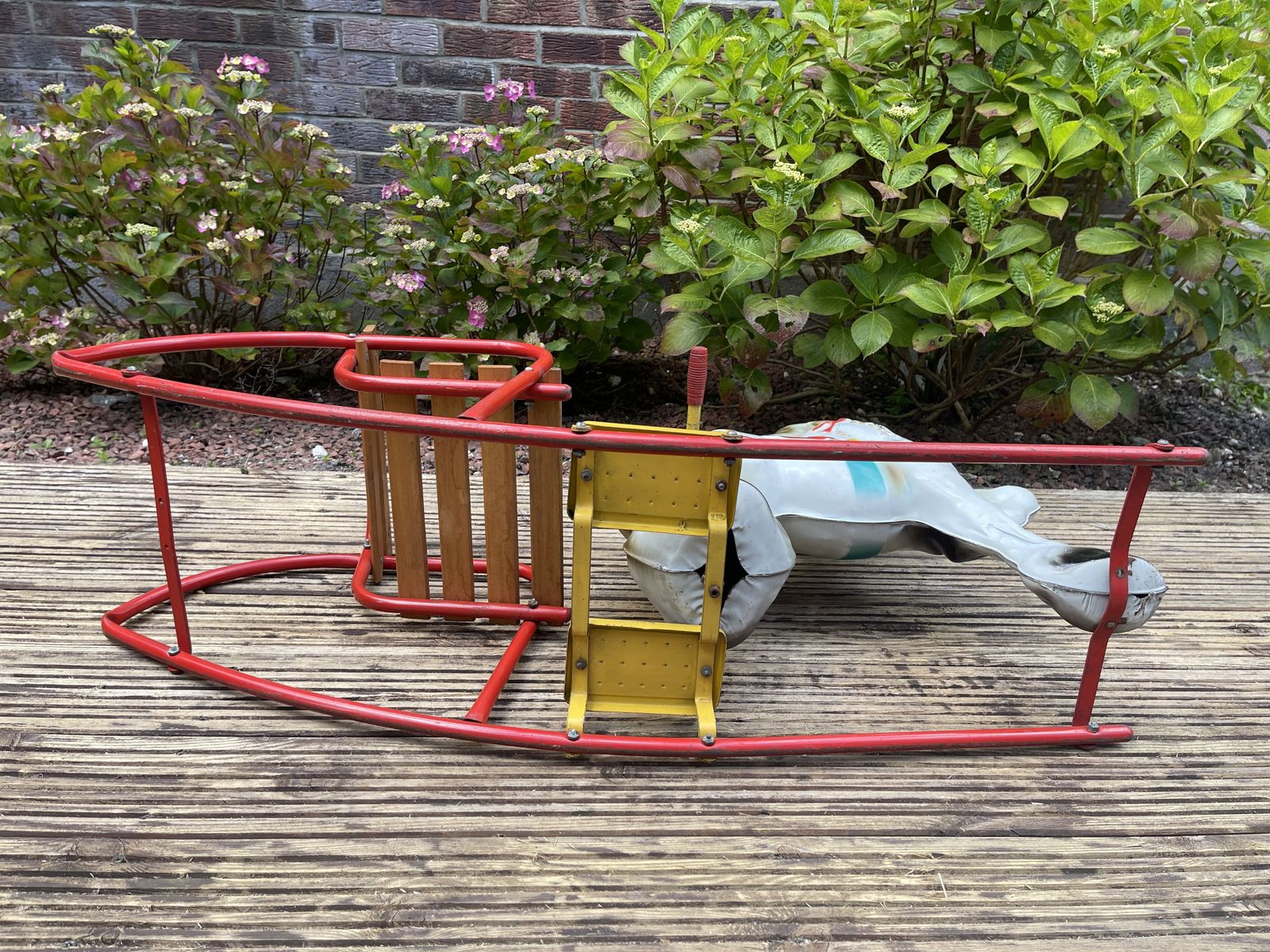 English Rocking Horse By Mobo For D. Sebel & Co. Ltd., 1950s photo vintage