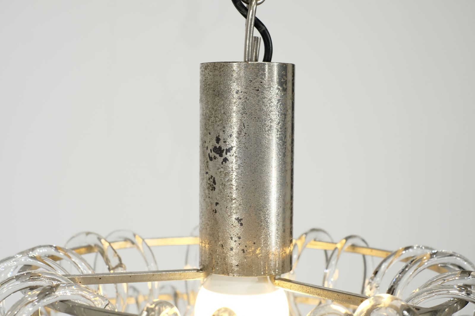 photo vinterior Chandelier Giogali By Angelo Mangiarotti For Vistosi, Italy 1970s.