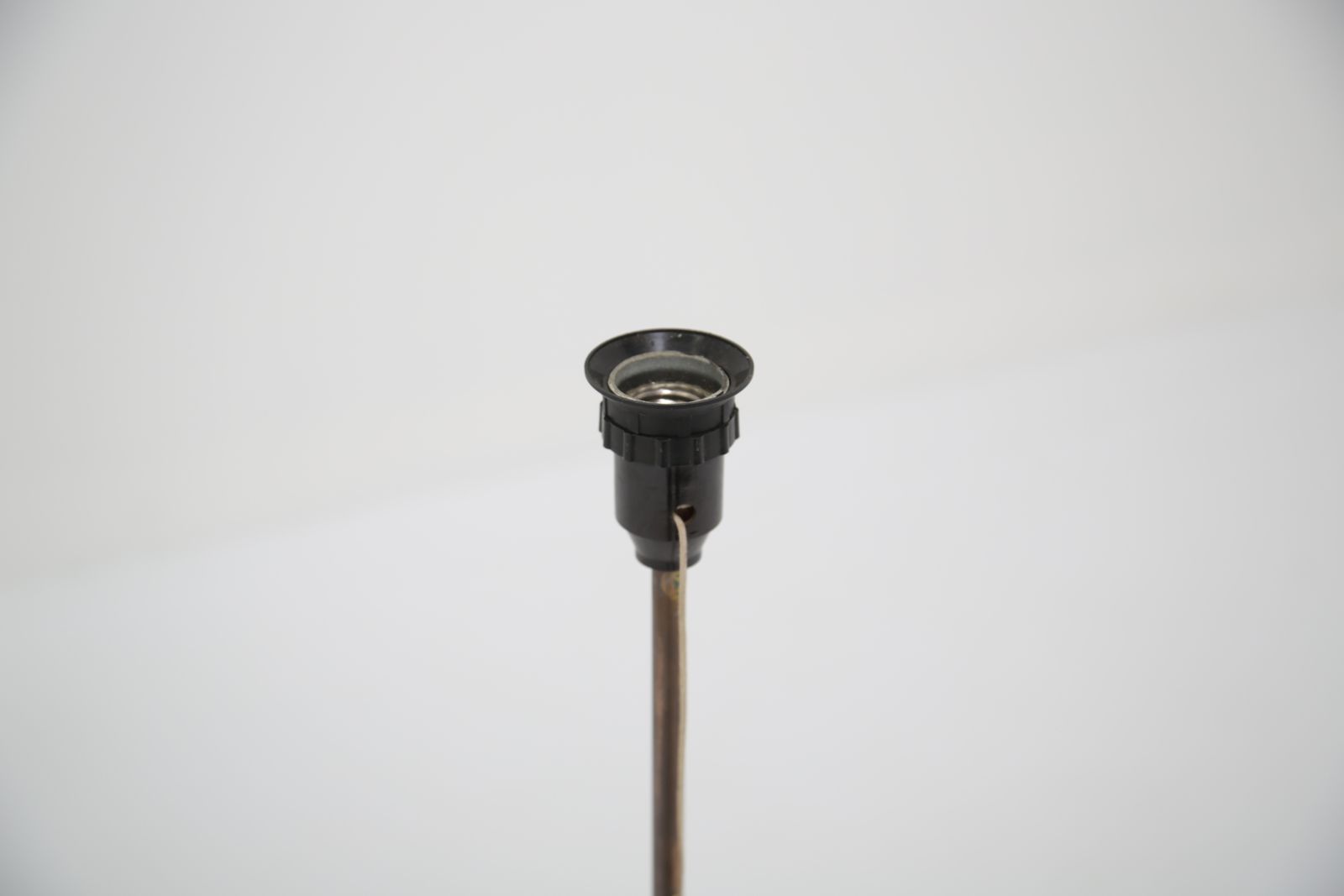 photo vinterior Brass Floor Lamp With Drum Shade, Model G 025, By Alf Svensson, Bergboms, Sweden, 1960s.