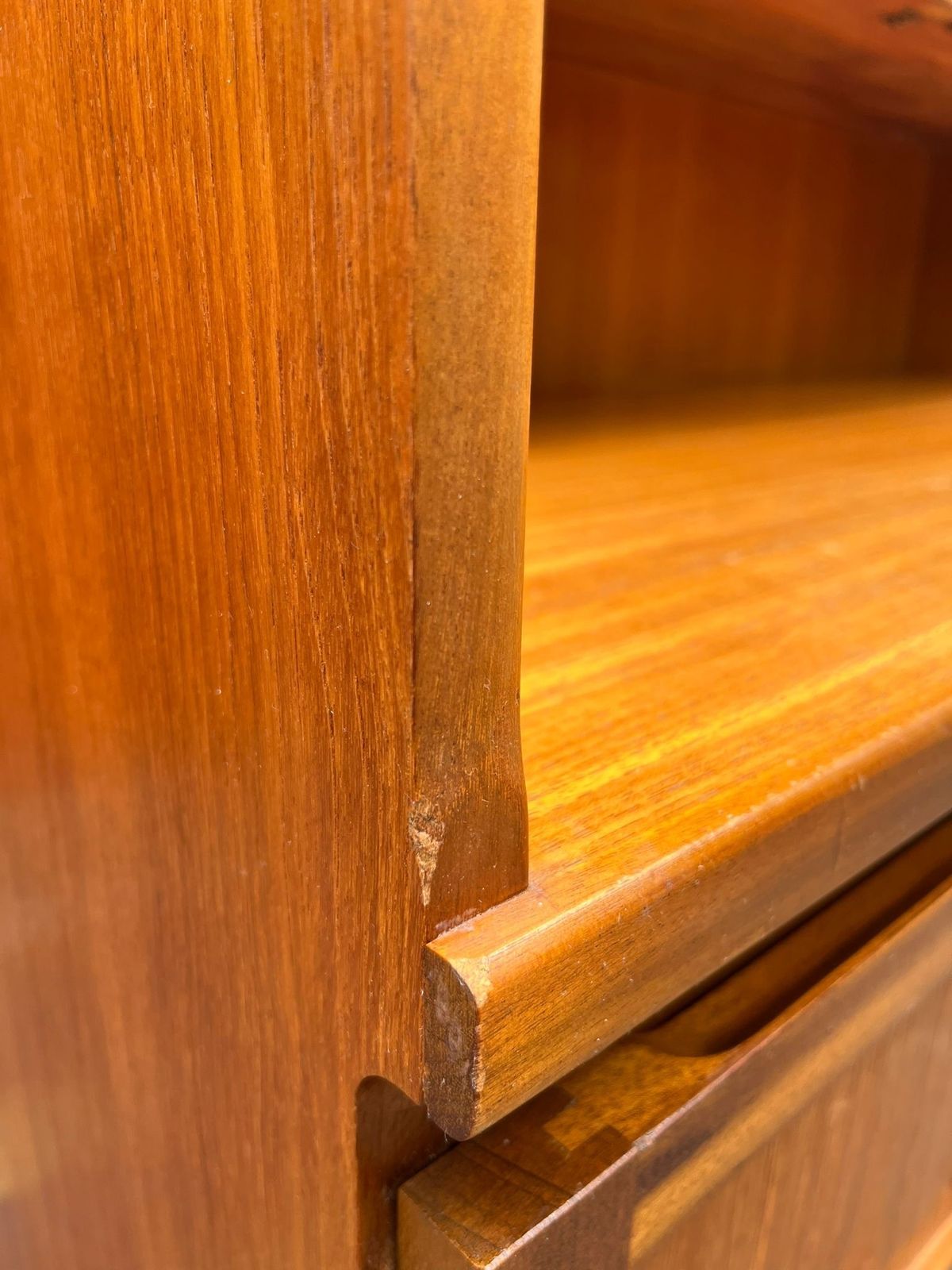 Vintage 1970s Nathan Furniture Mid Century Teak Glazed Display Cocktail Drinks Cabinet photo vintage