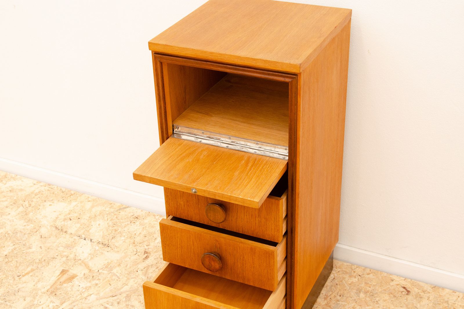 Furniture Mid Century Chimney Chest Of Drawers By Up Závody, 1958 photo