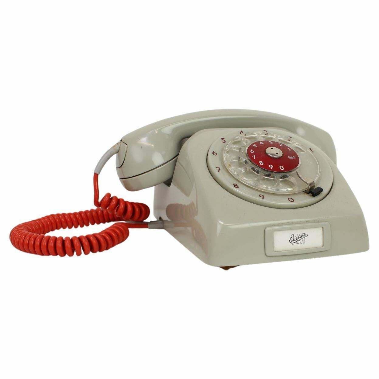 Rare Functional Telephone Lm Ericsson, 1960's, Czechoslovakia