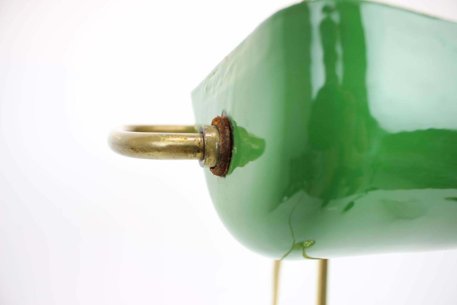 1930's Art Deco Banker Table Lamp , Czechoslovakia photo buy
