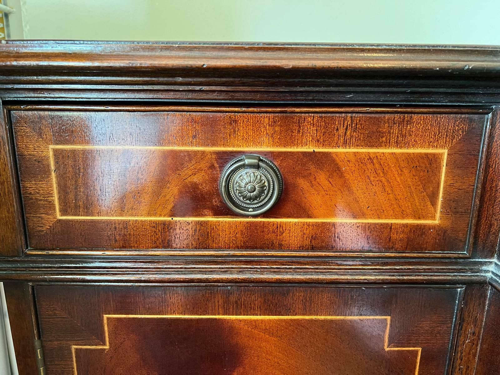 Charles Barr Mahogany Sideboard With Satinwood Detail photo 200.0