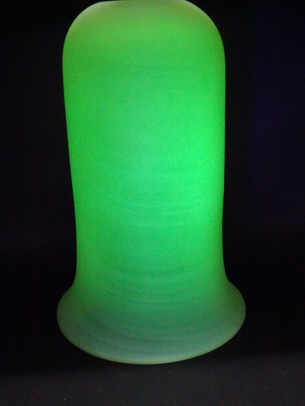 Late 1800/Early 1900s Frosted Uranium Glass Light Shade photo furniture