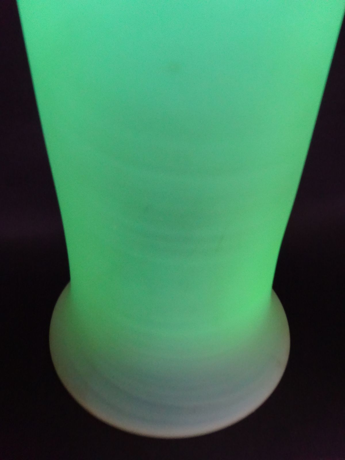 Lighting Late 1800/Early 1900s Frosted Uranium Glass Light Shade photo