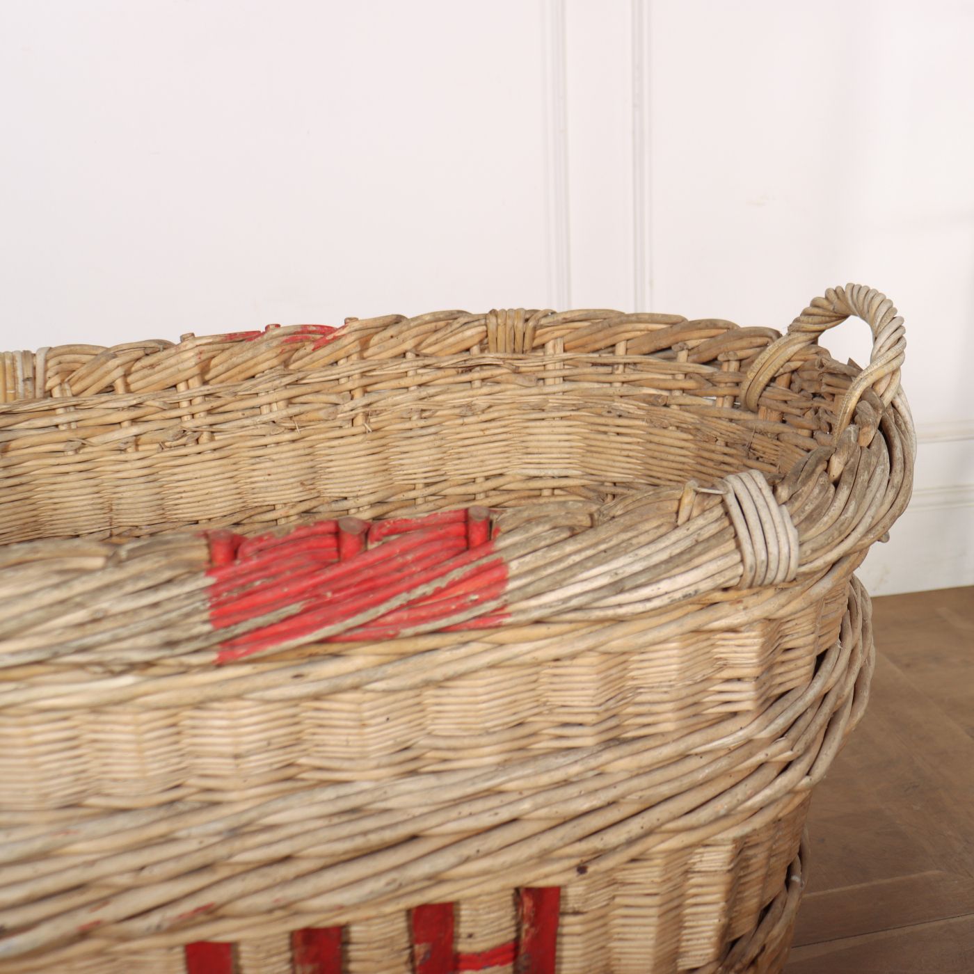 Pair Of French Champagne Baskets photo Home Decor