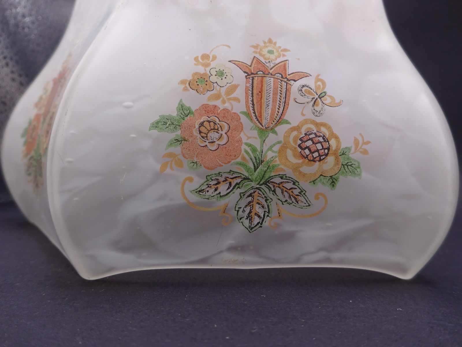 1930s Marbleized Glass Light Shade photo furniture