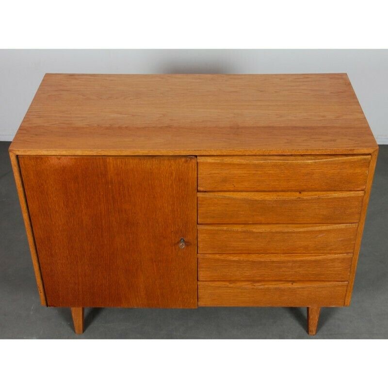 Wooden Chest Of Drawers Produced By Drevozpracujici Podnik, 1960 photo Furniture