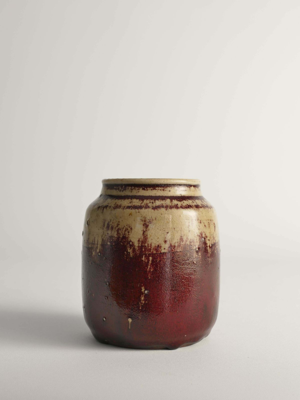 photo furniture Unique Oxblood Glazed Stoneware Pieces, By Henning Nilsson, Set Of 3