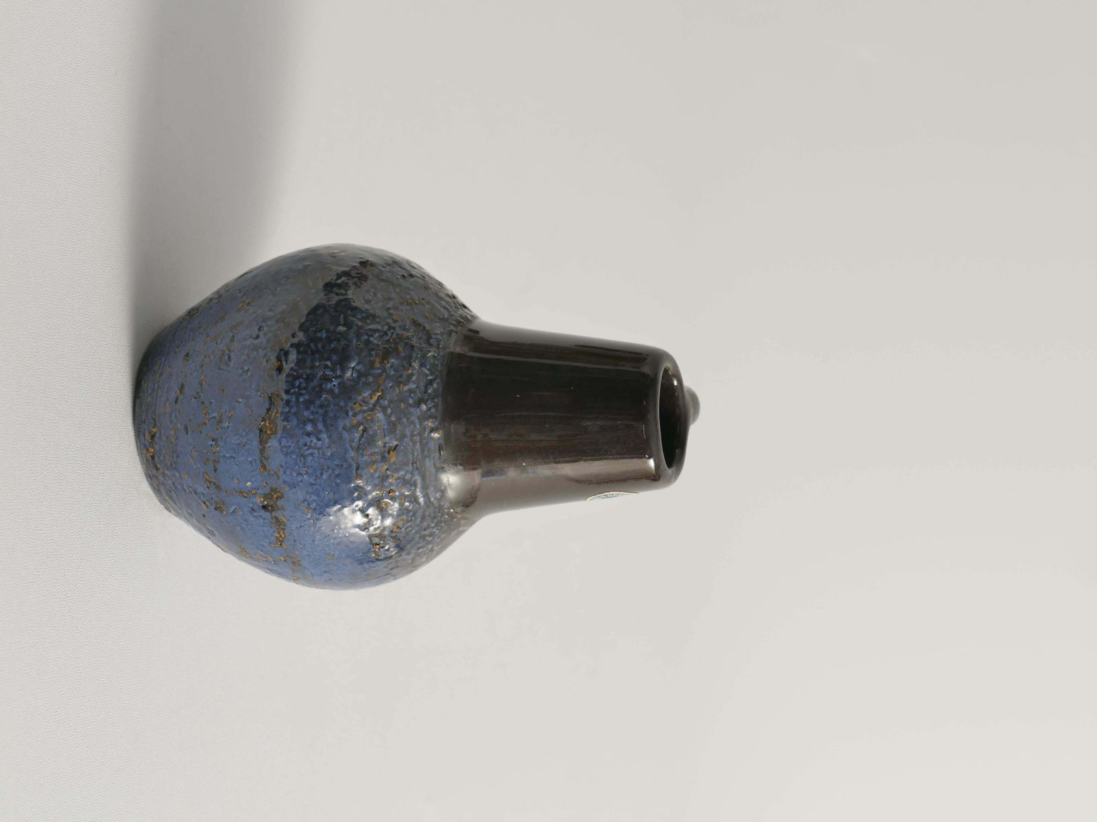 Scandinavian Modern Blue Ceramic Vase, Ingrid Atterberg For Upsala Ekeby, 1960s photo 232.0