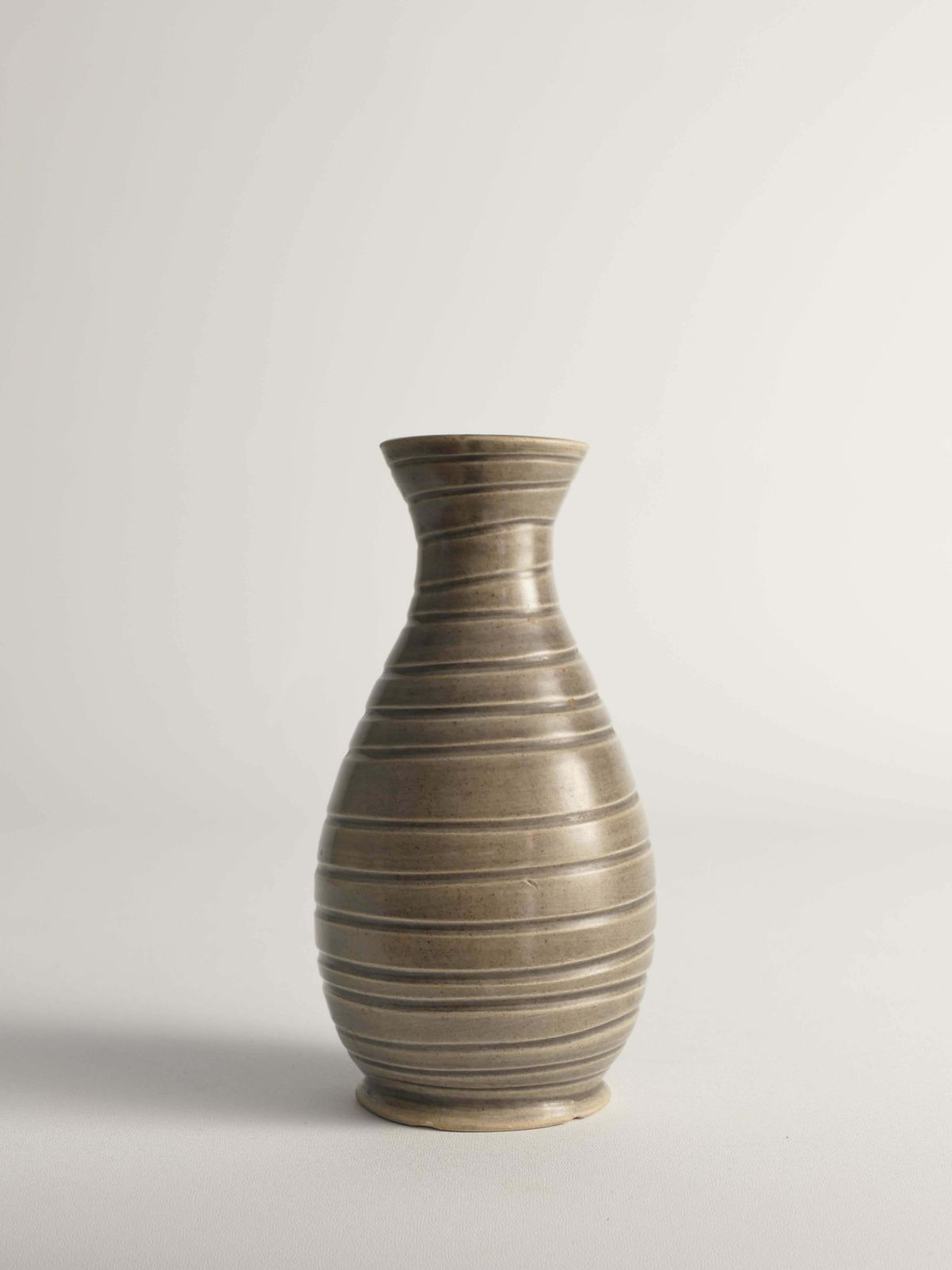 Scandinavian Modern Stoneware Vase Attributed To Ewald Dahlskog For Bo Fajans photo Home Decor