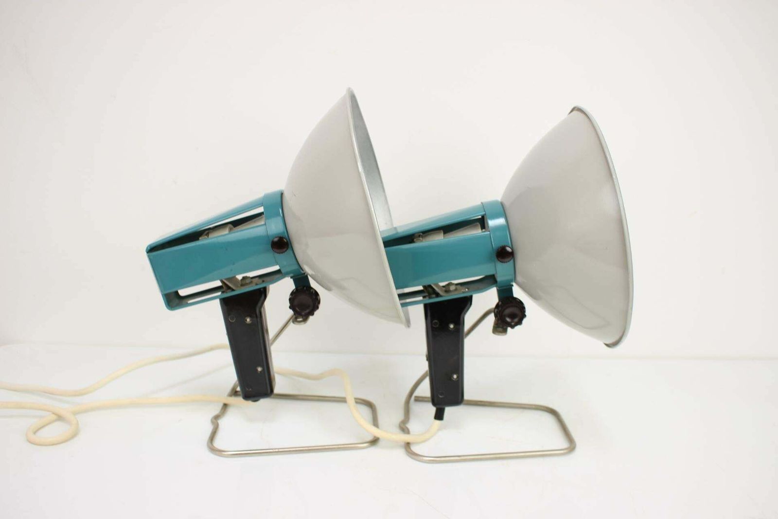 Set Of Two Vintage Table Lamps By Fax, 1960s, Czechoslovakia photo for sale
