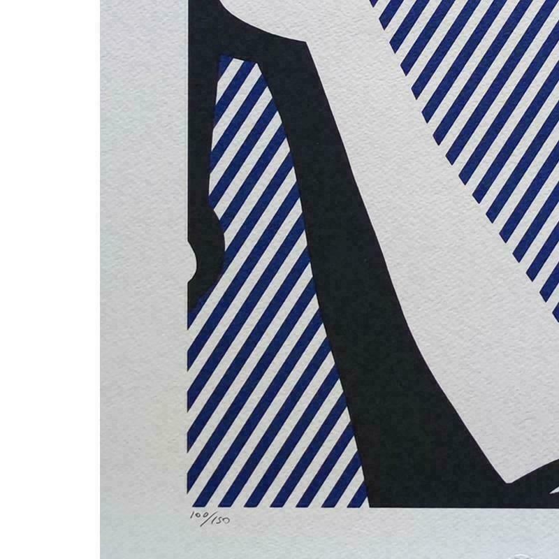 1980s Original Roy Lichtenstein "I Love Liberty" Limited Edition Lithograph photo buy