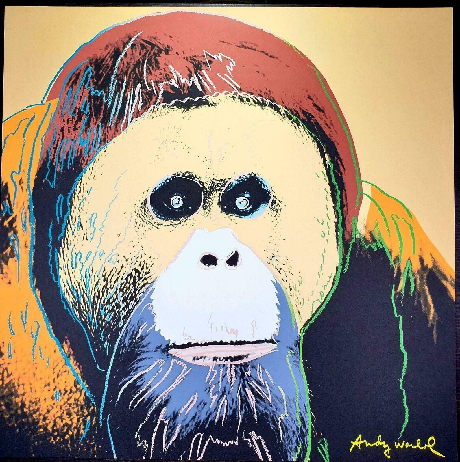After Andy Warhol (1928–1987) Orangutan, 1986 – Carnegie Museum Of Art Edition photo vintage