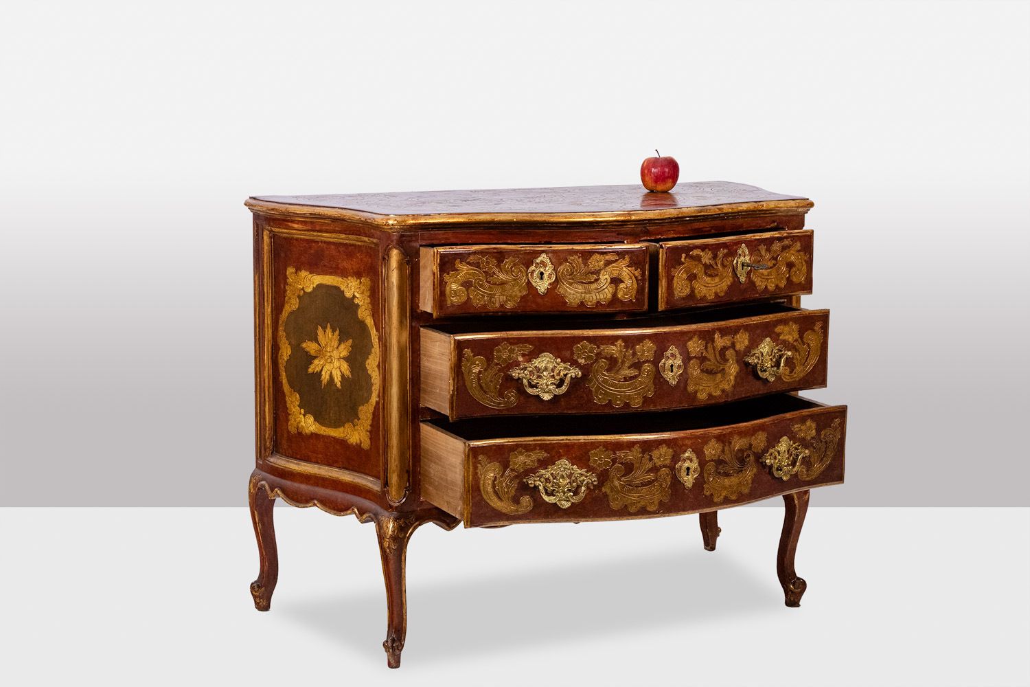 Venetian Louis XV Style Chest Of Drawers. 1950s. Ls5492709h photo furniture
