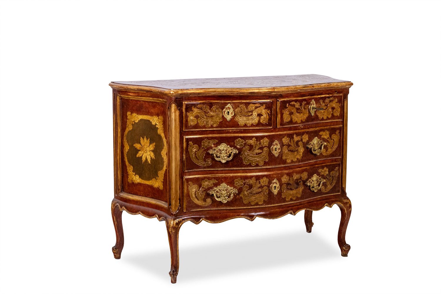 Venetian Louis XV Style Chest Of Drawers. 1950s. Ls5492709h photo 2200.0