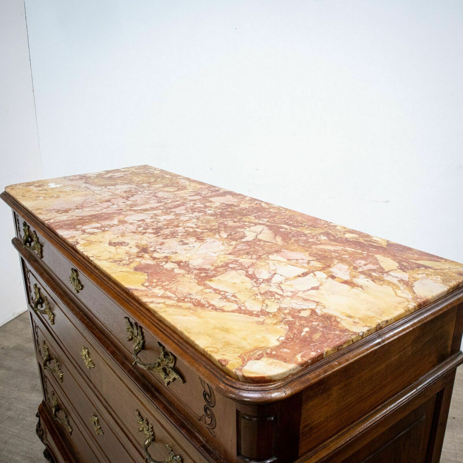 photo furniture French Louis XV Style Walnut Chest Of Drawers