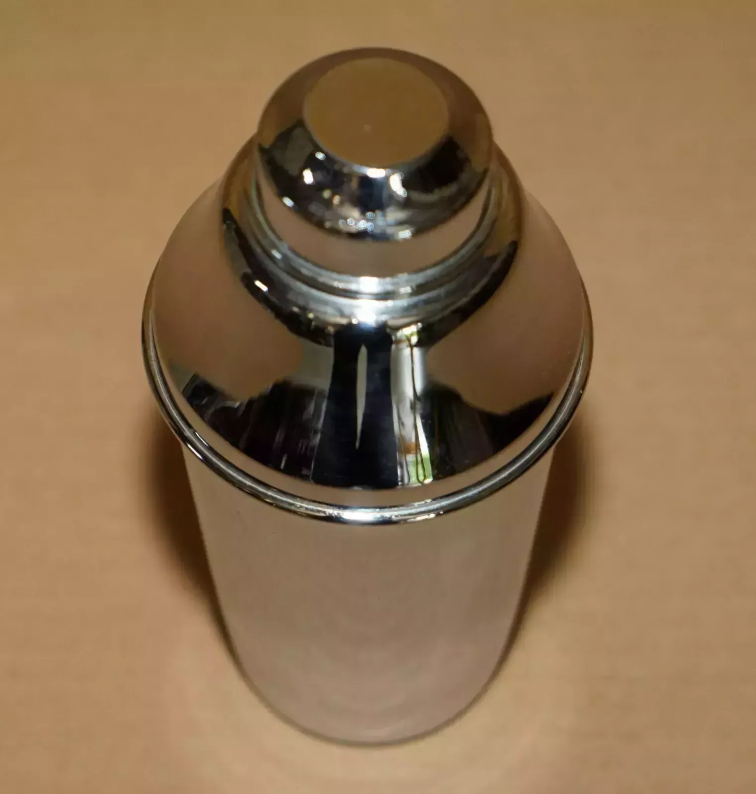 Antique Circa 1920 Art Deco Made In Italy Stamped Silver Plated Cocktail Shaker photo Home Decor