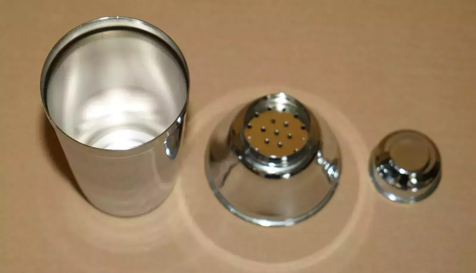 Antique Circa 1920 Art Deco Made In Italy Stamped Silver Plated Cocktail Shaker photo buy