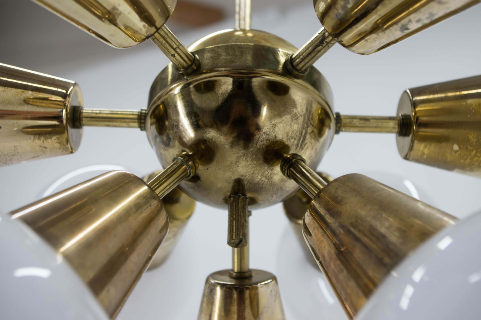 1577.0 Set Of Two Sputnik Chandeliers By Kamenicky Senov, 1970s photo