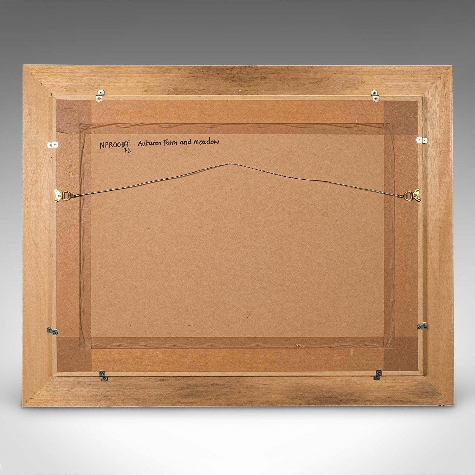 photo furniture Contemporary Framed Landscape Painting, English, Acrylics, Signed, Nick Potter
