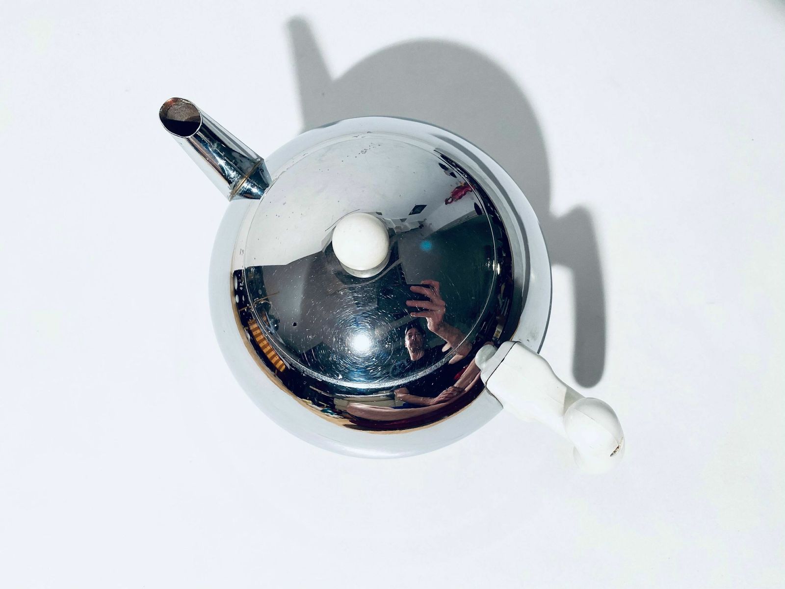 Bredemeijer Duet Bella Silver Tea Pot Hilversum Holland / Classic Vintage Decor photo buy