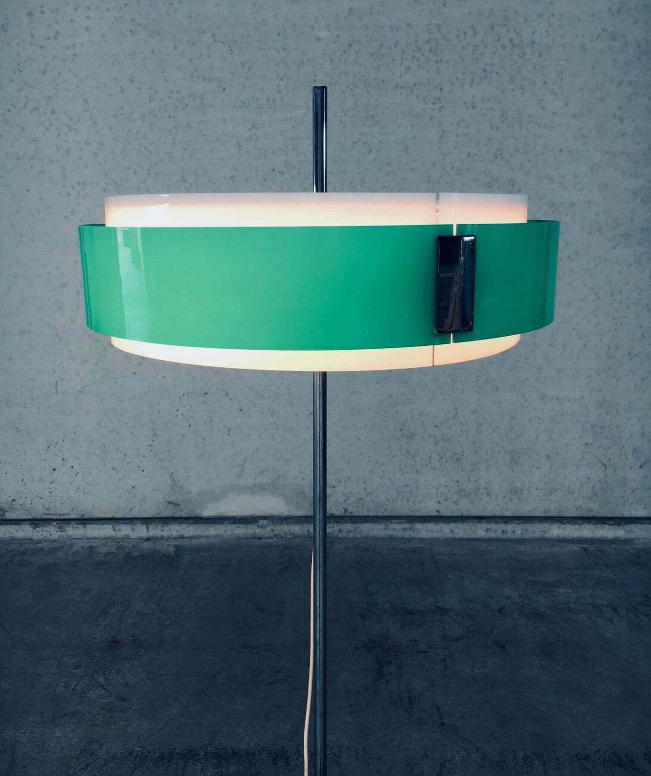 Verlichting Mid Century Modern Dutch Design Vloerlamp Van Gepo, Nederland, Ca. Jaren 1960 photo