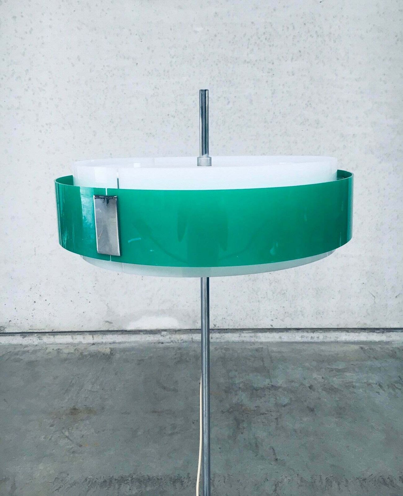 photo vintage Mid Century Modern Dutch Design Vloerlamp Van Gepo, Nederland, Ca. Jaren 1960
