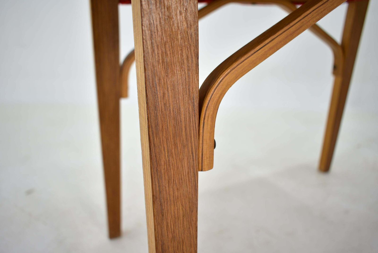 Furniture 1960s Ludvik Volak Beech Stools By Drevopodnik Holesov, Czechoslovakia photo