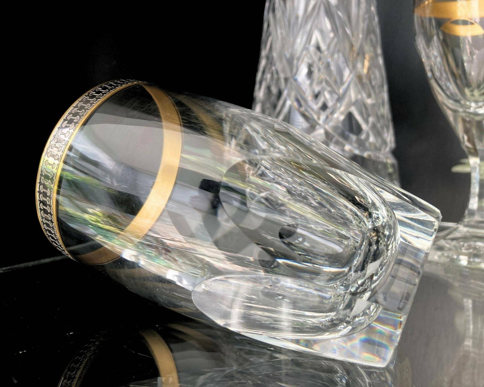 Kristallen Waterglazen | 6 Stuks | Lady Hamilton Moser, Oertel photo Woonaccessoires