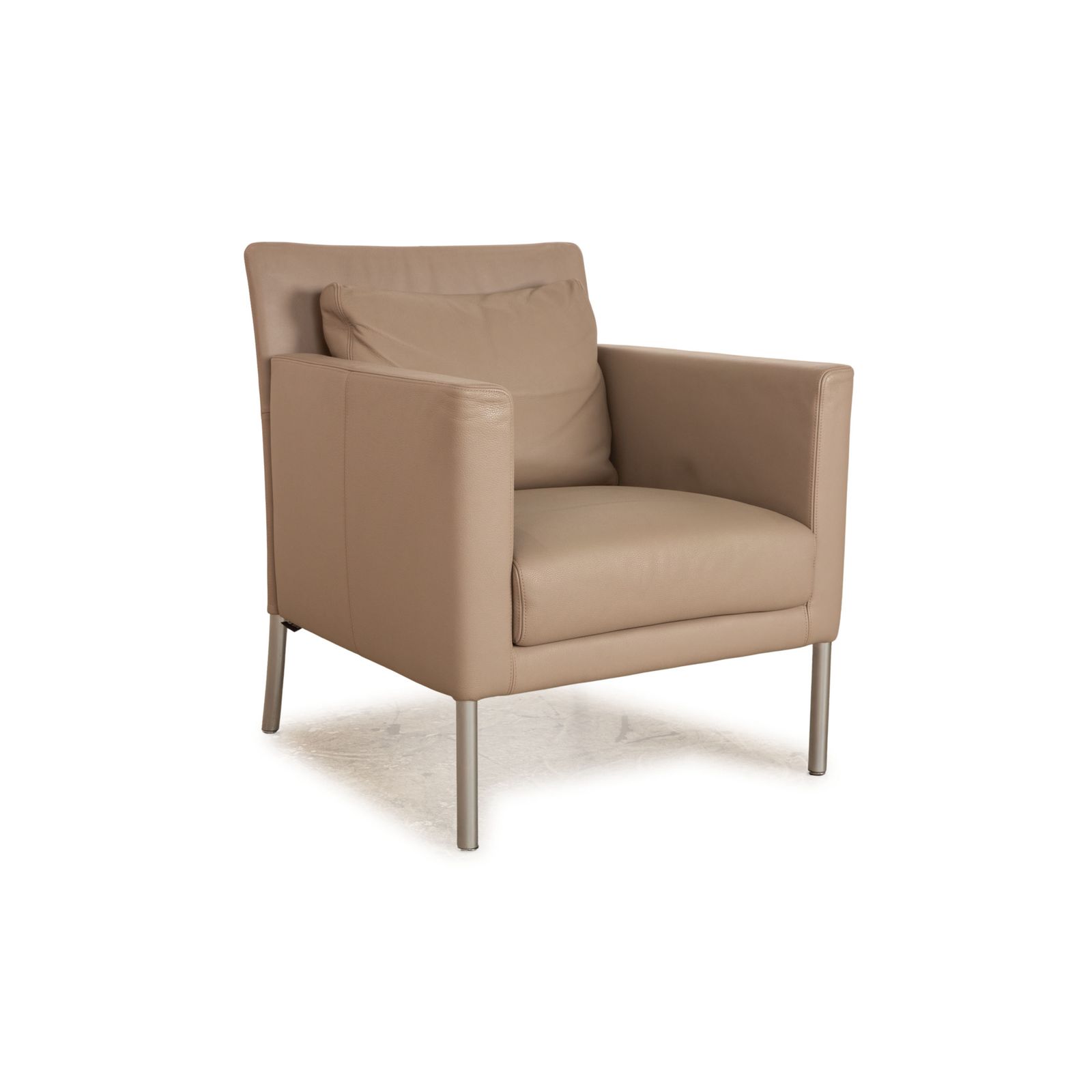 Walter Knoll Jason Leather Fauteuil Grijs Taupe