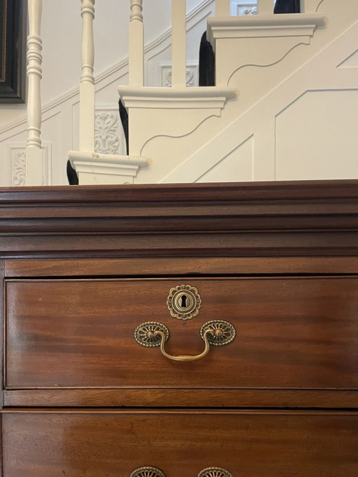 Antique 18th Century  Mahogany Chest On Chest Of Drawers photo Furniture