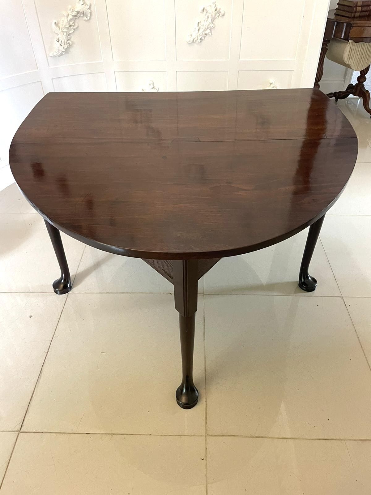 1885.0 Outstanding Quality Large Unusual Antique 18th Century Mahogany Dining Table photo