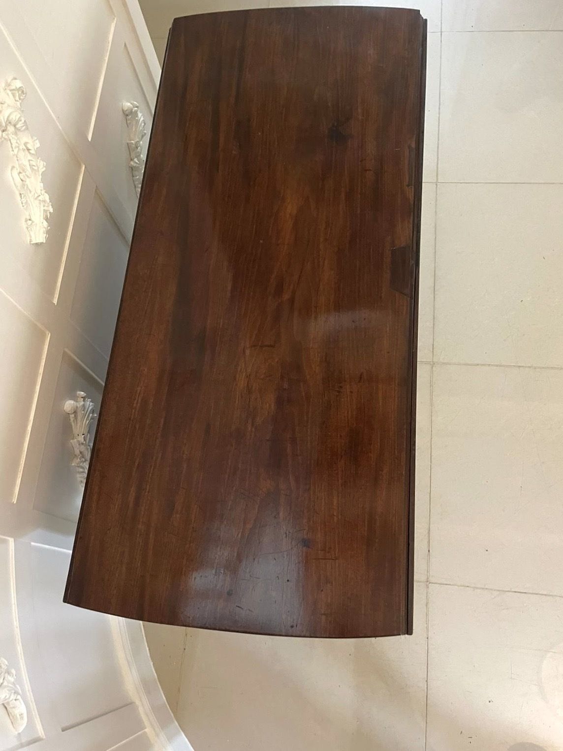 photo buy Outstanding Quality Large Unusual Antique 18th Century Mahogany Dining Table