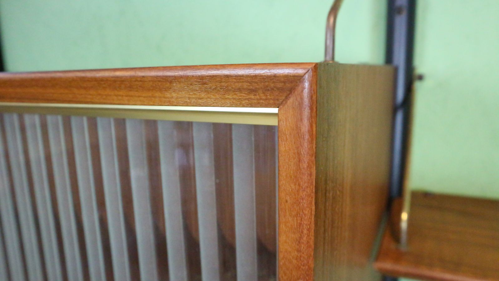 Teak Modular Mid Century Modern Wall Unit By Louis Van Teeffelen For Wébé, 1960s photo buy